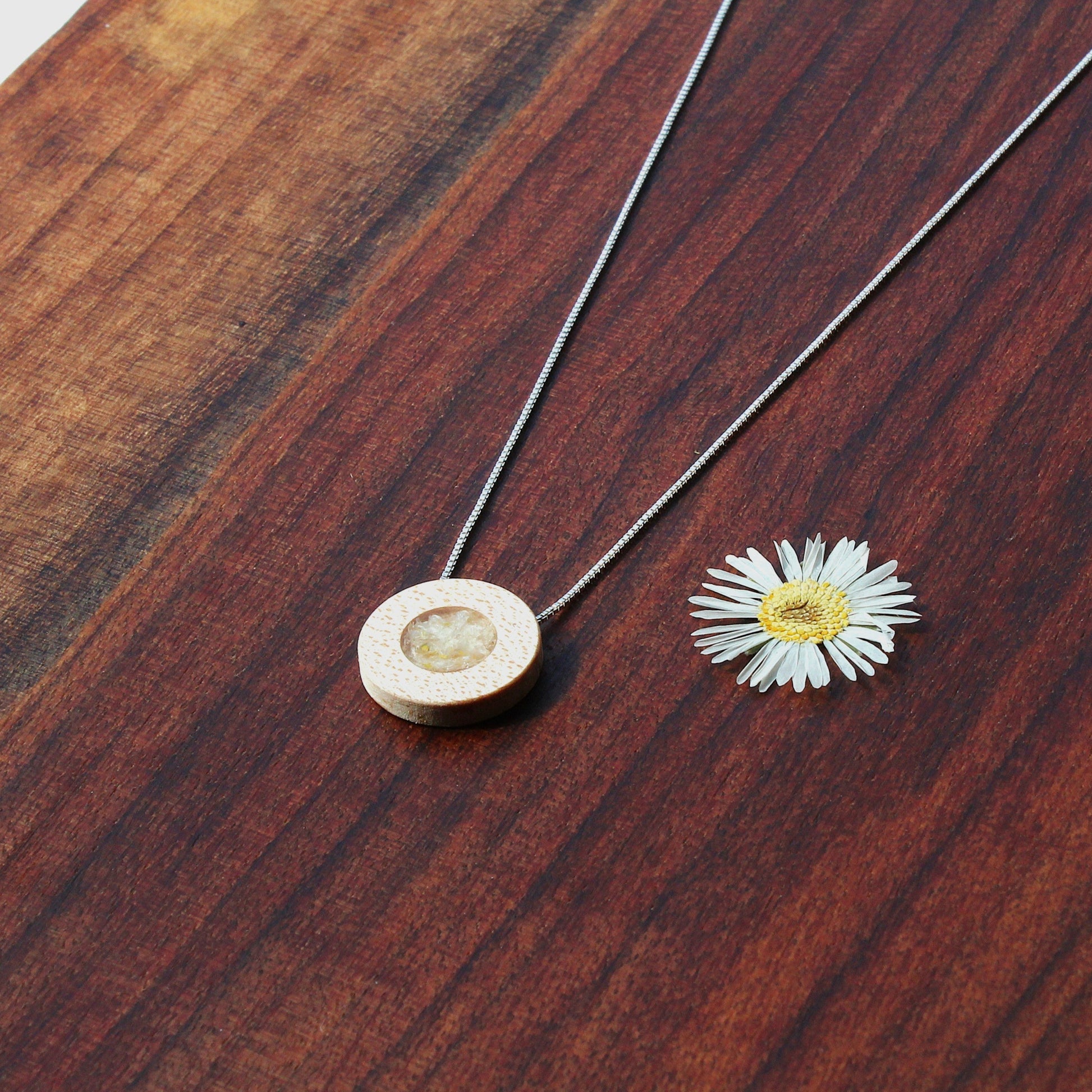 April Birth Flower Pendant