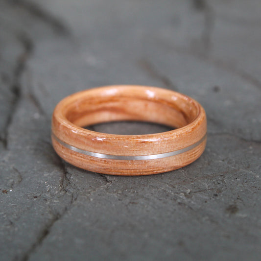 wooden ring red oak