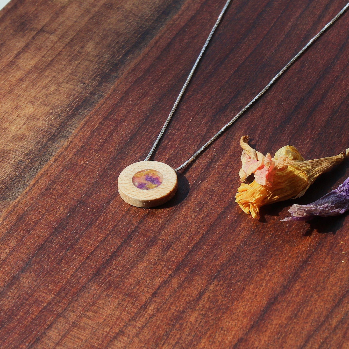 August Birth Flower Pendant