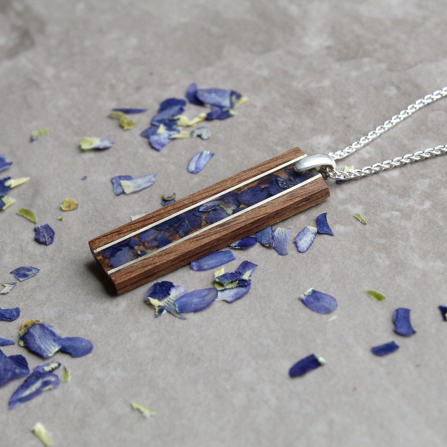 violet pendant