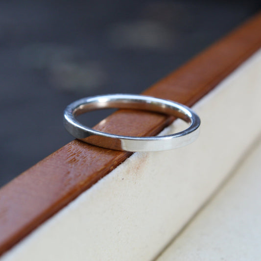 silver ring 2mm