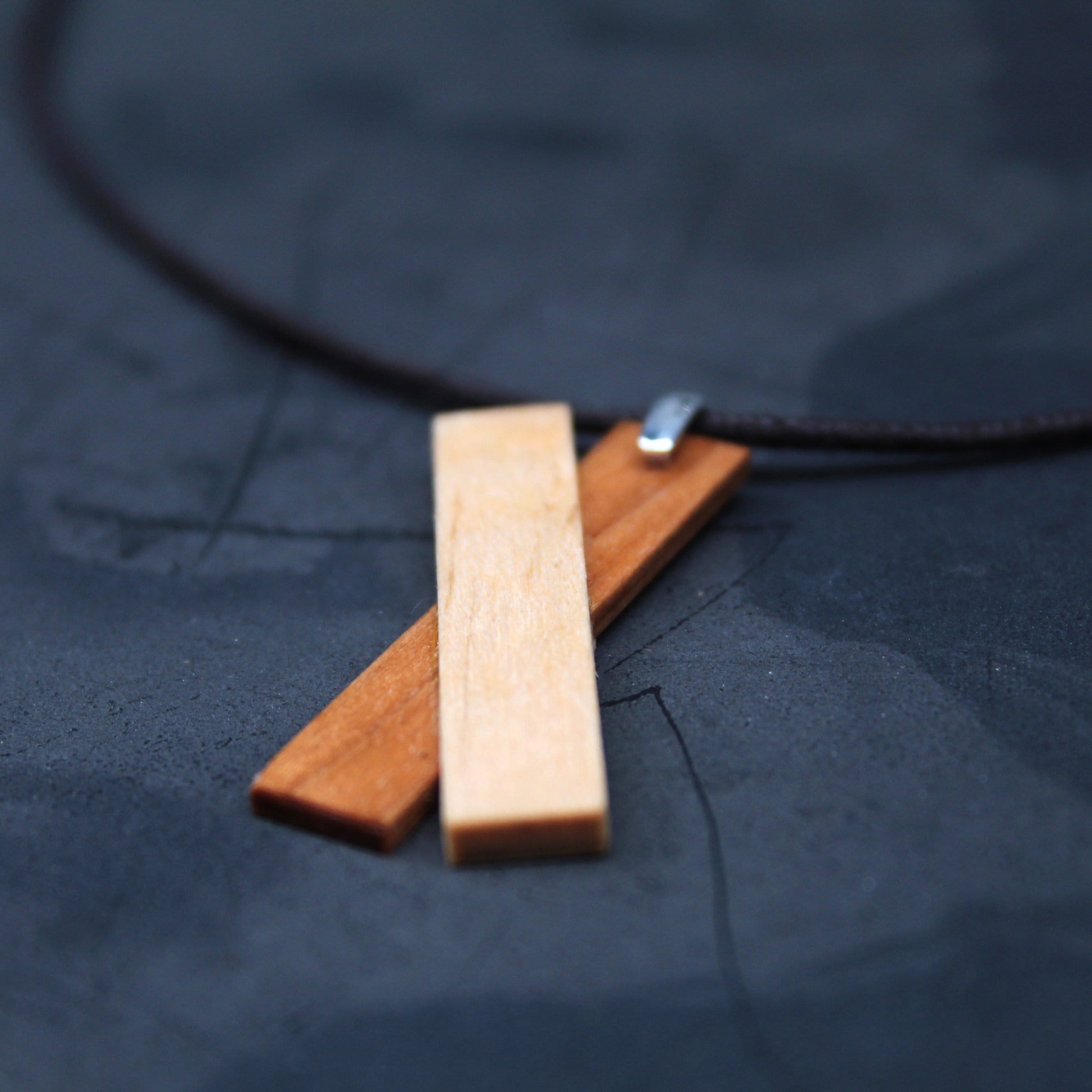 cherry wood pendant