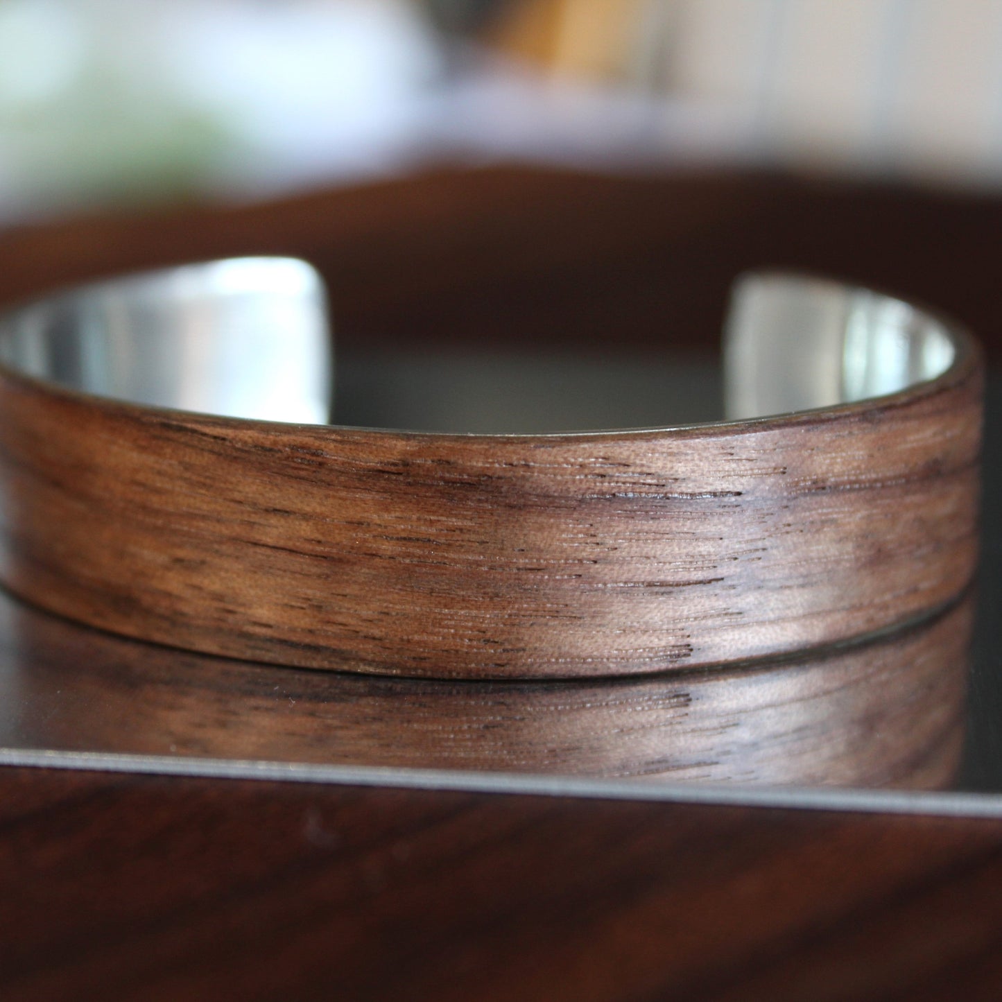 Wooden cuff walnut