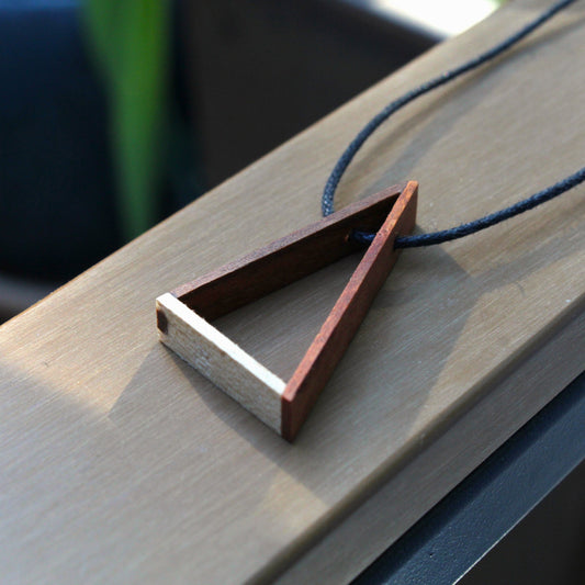 wooden pendant