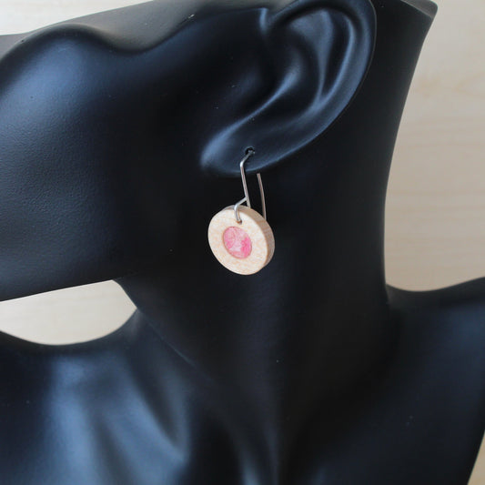 January Birth Flower Earrings