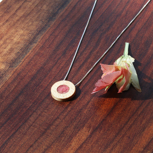 January Birth Flower Pendant