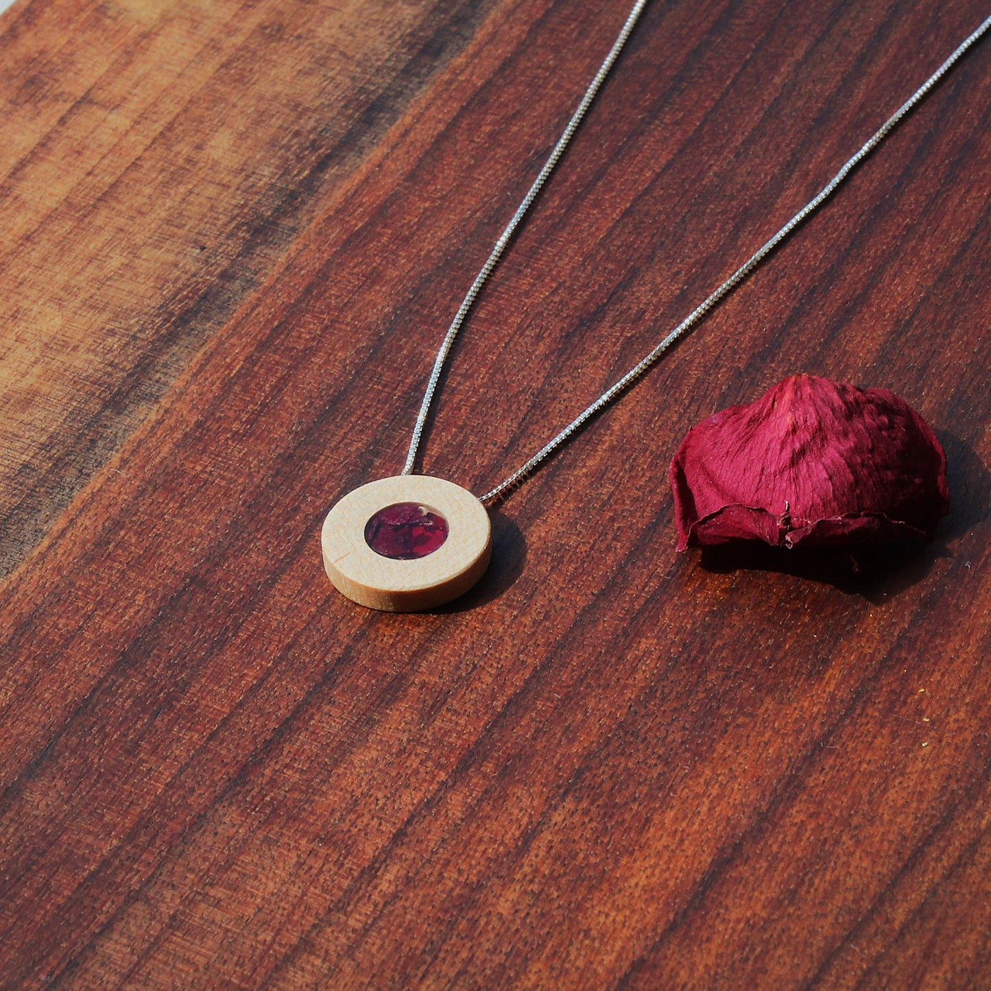 June Birth Flower Pendant