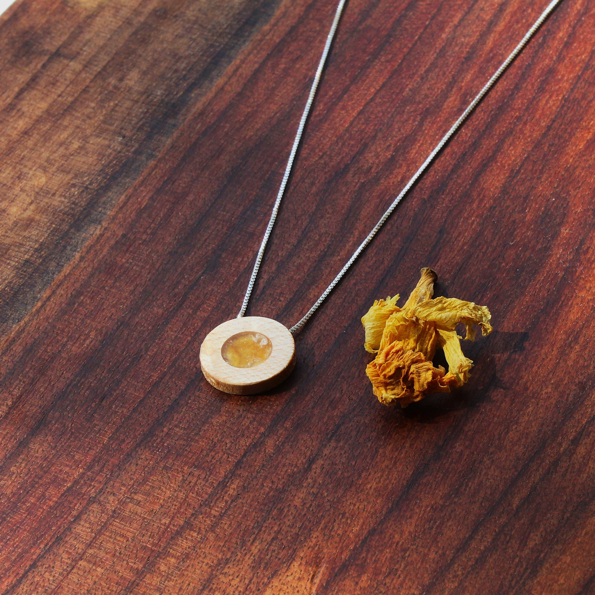 March Birth Flower Pendant