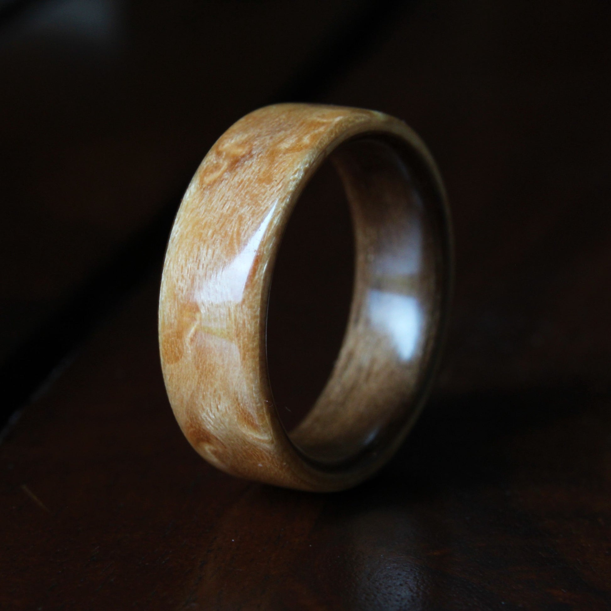 maple wooden ring