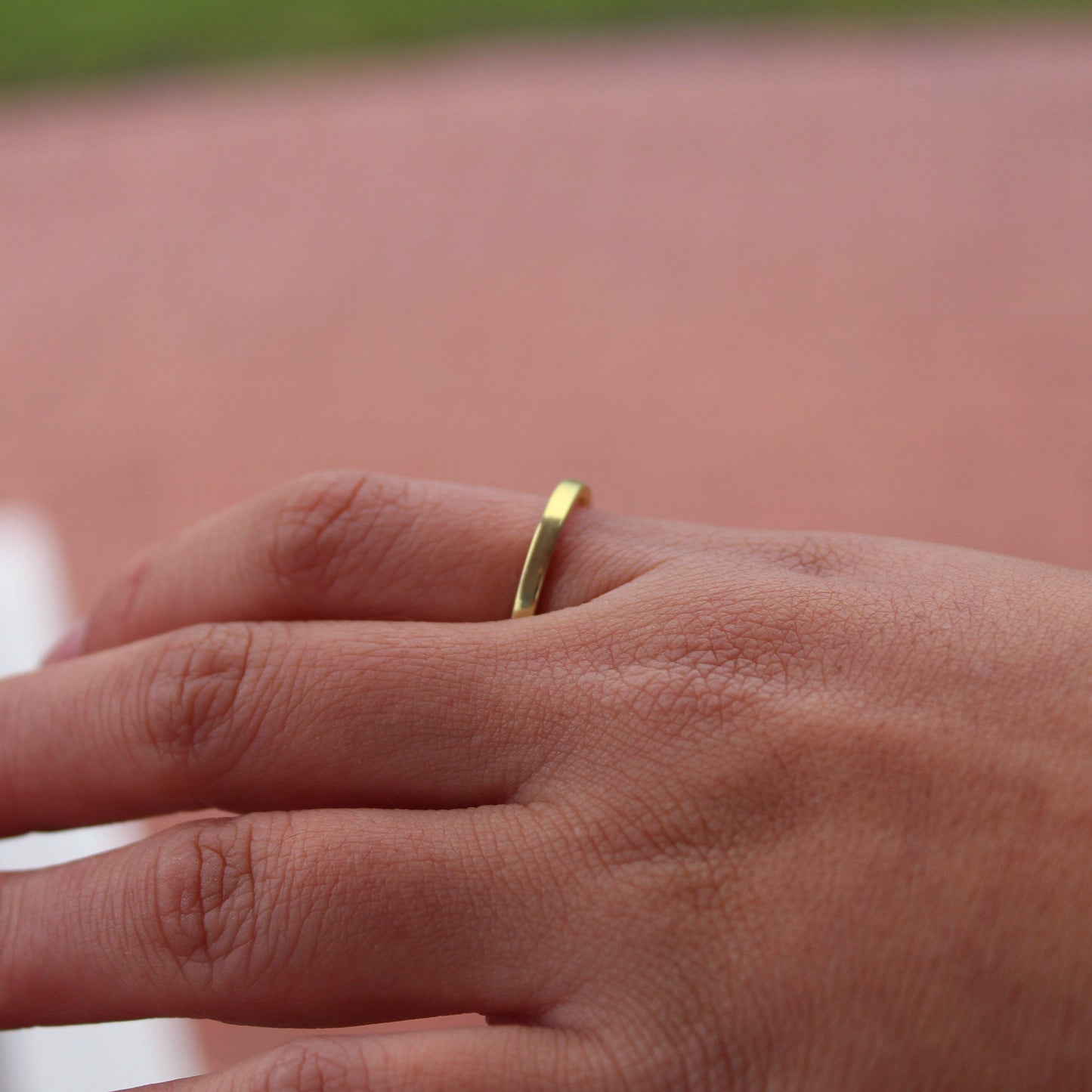 gold stacking ring