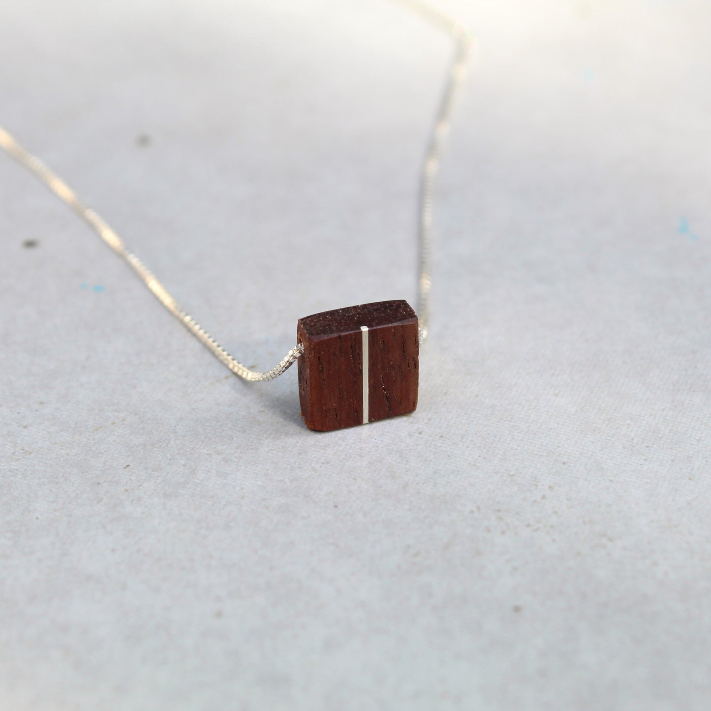 Square Inlaid Pendant