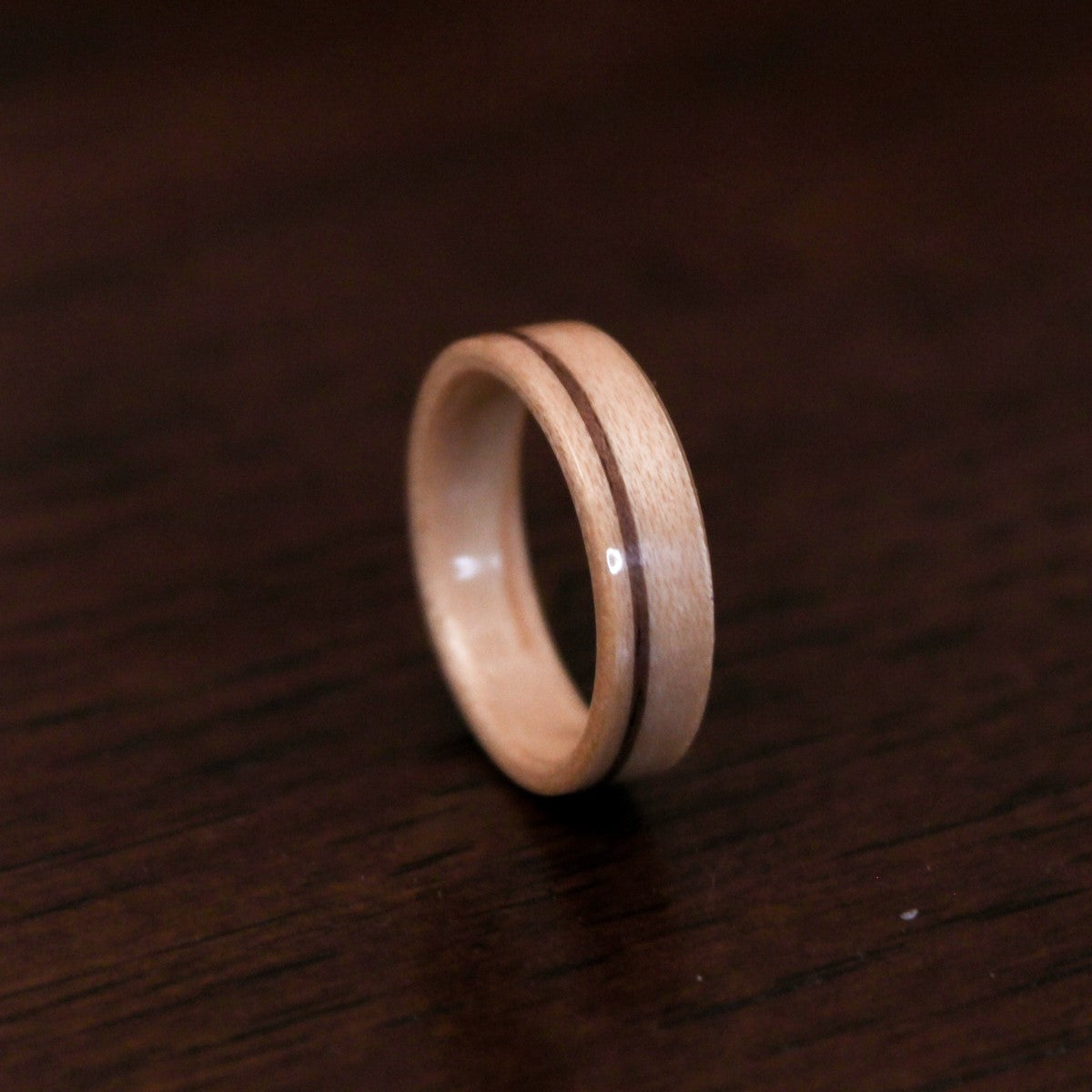Wooden ring maple