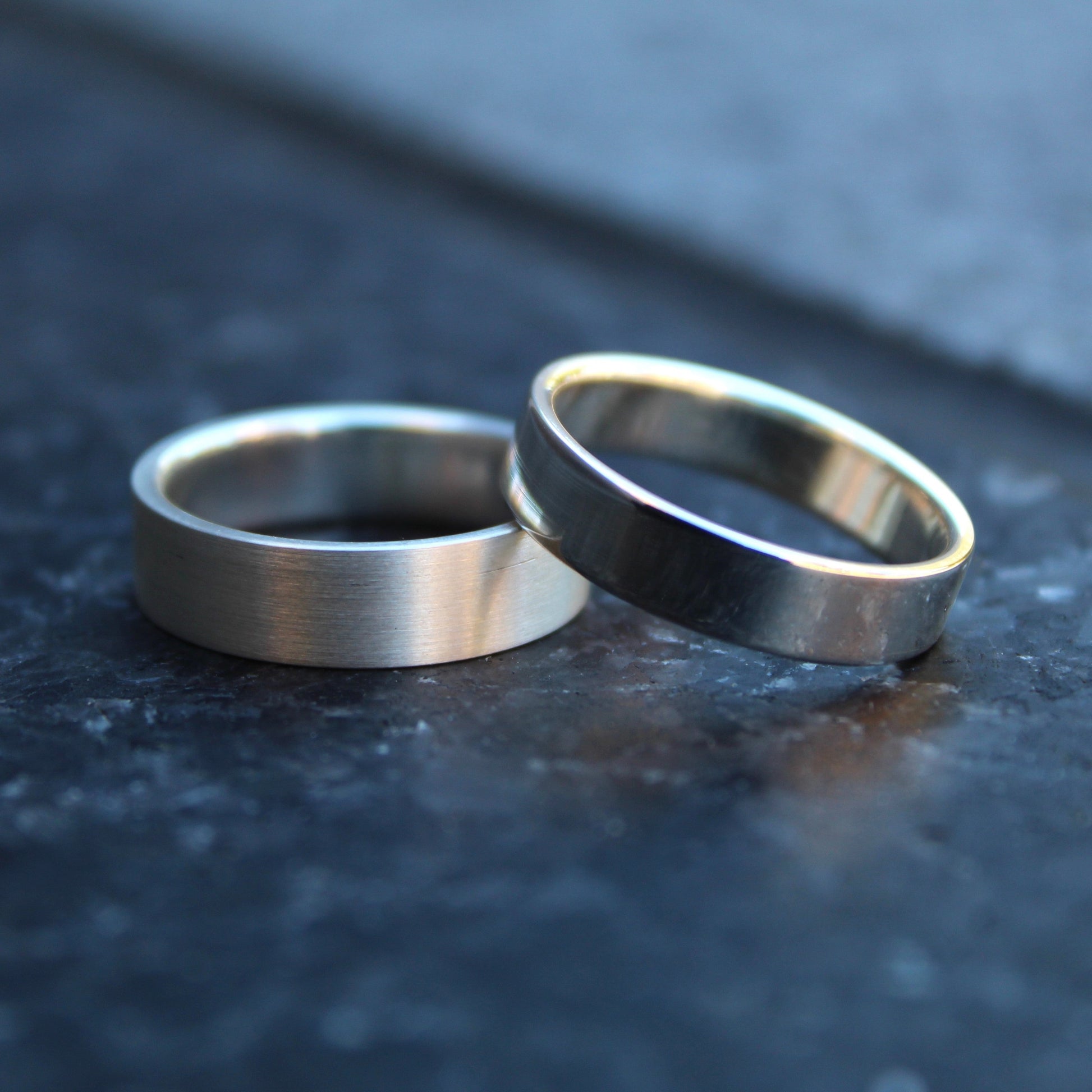 Silver rings simple design