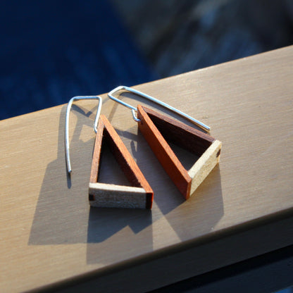 wooden earrings