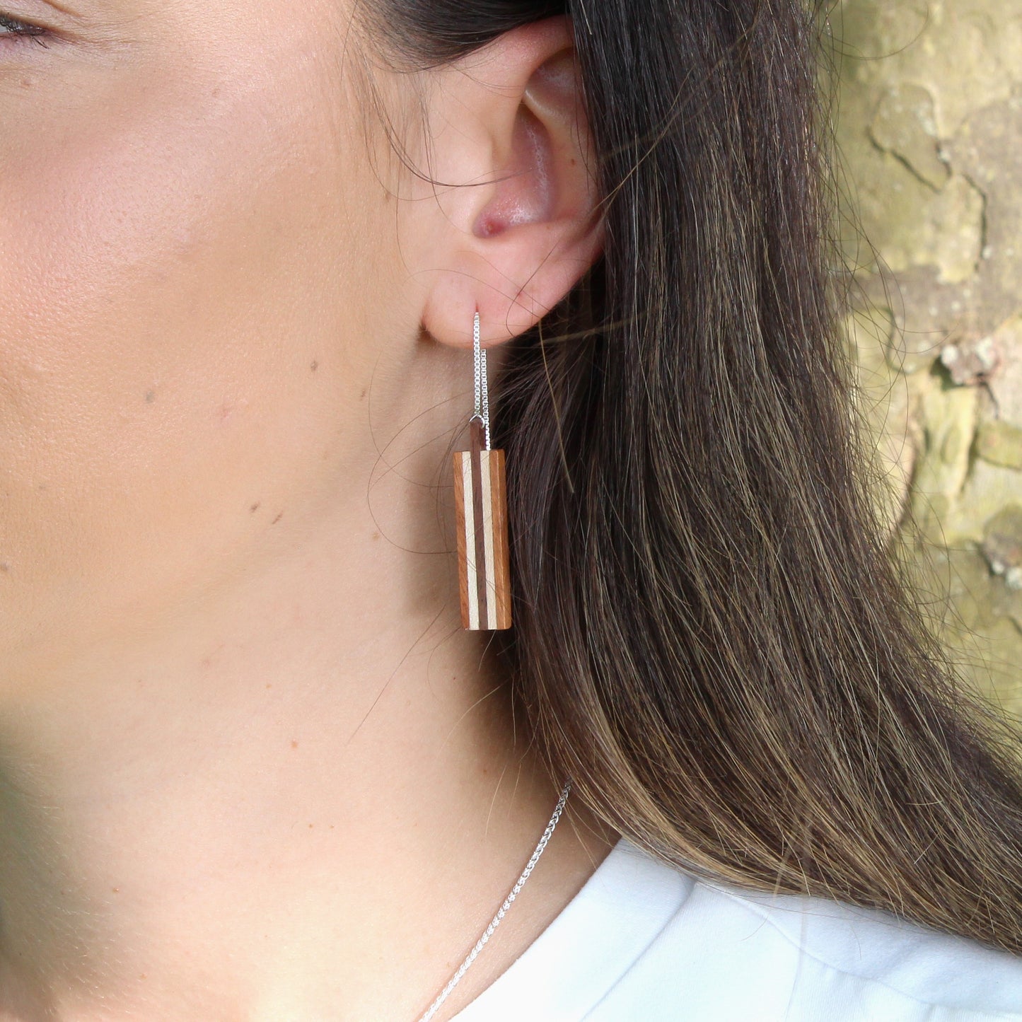 wood earrings 