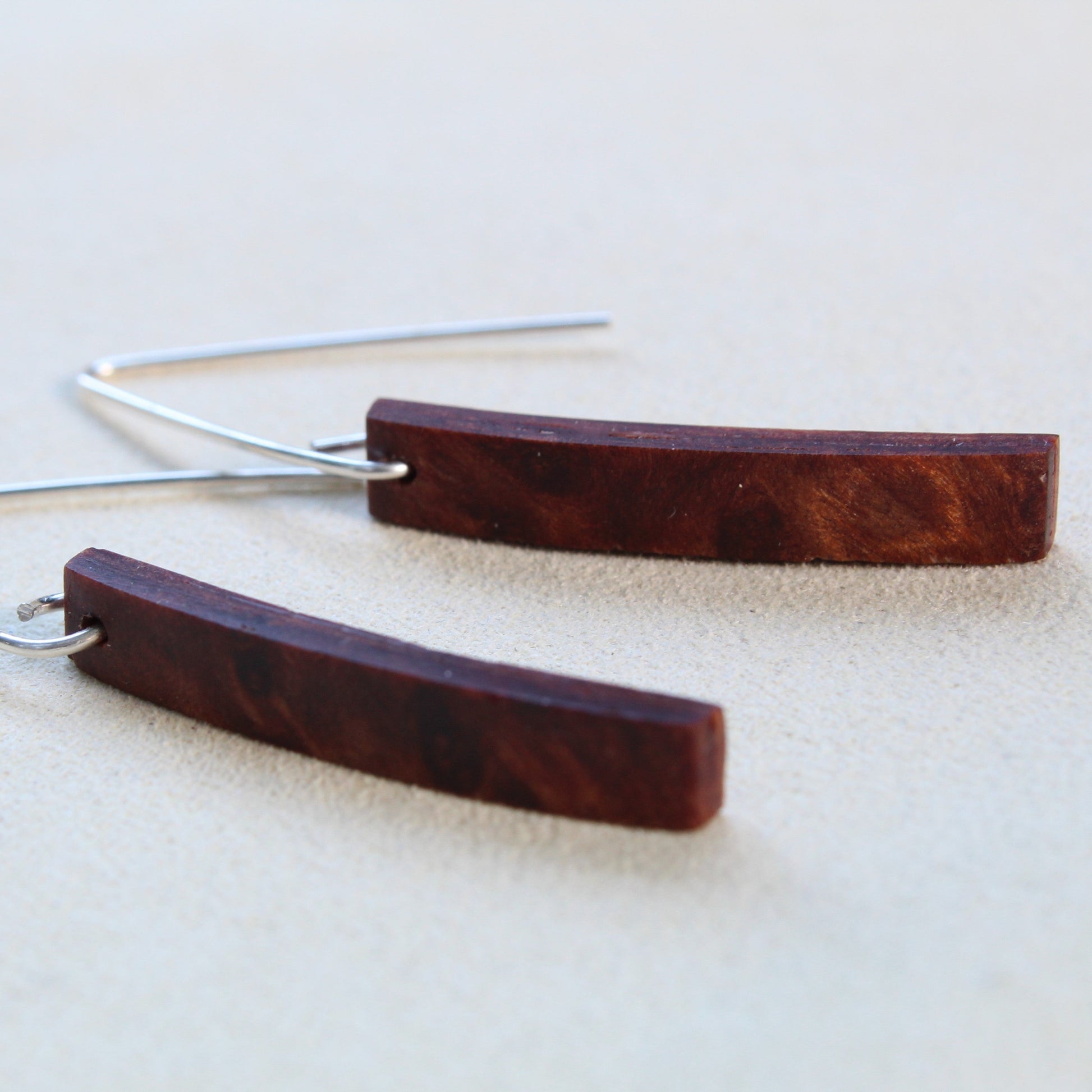 redwood earrings