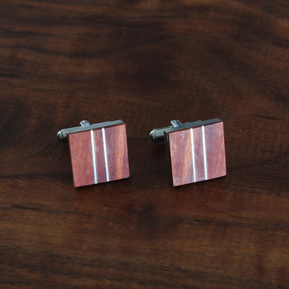 Inlaid Cufflinks | Steel