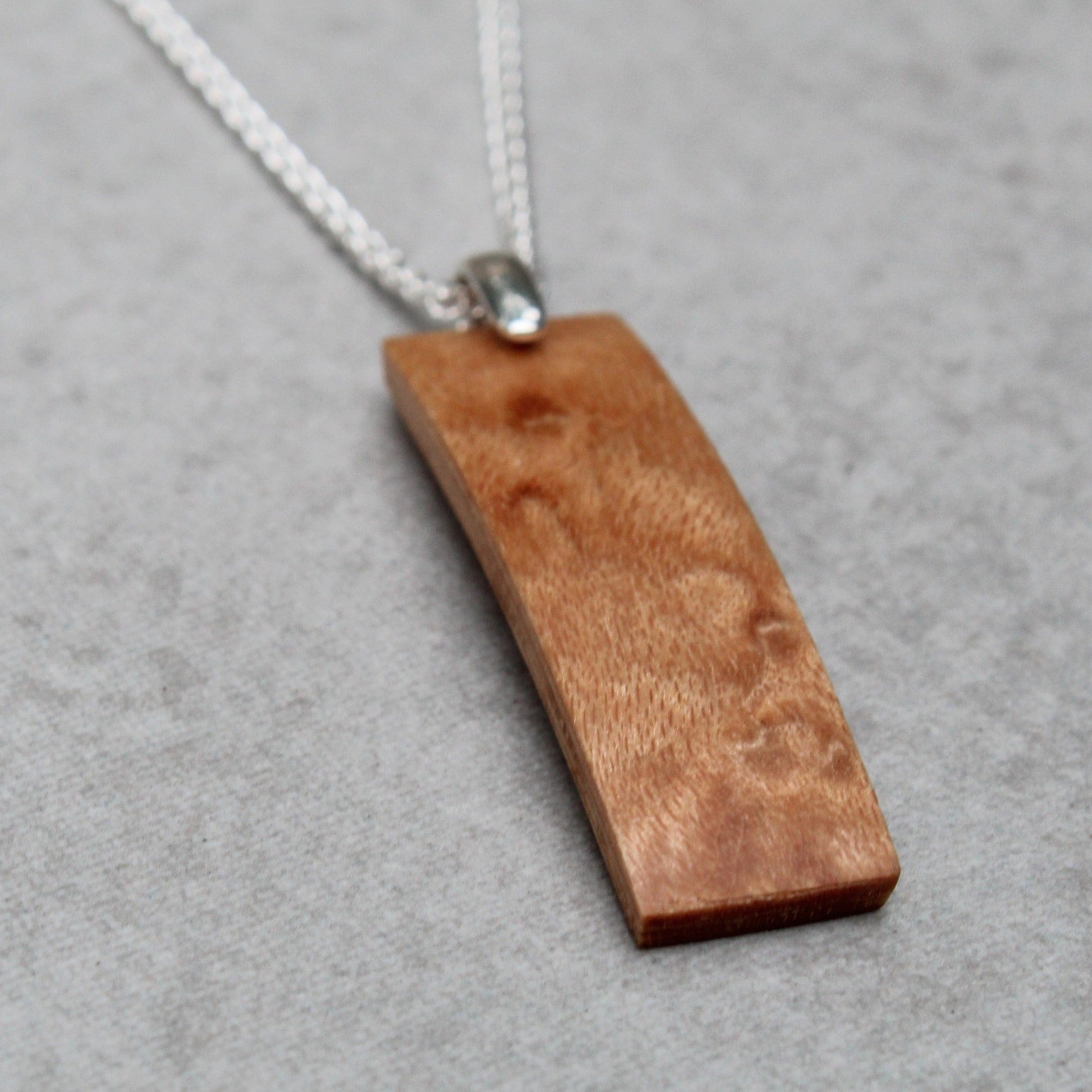 Maple wood pendant