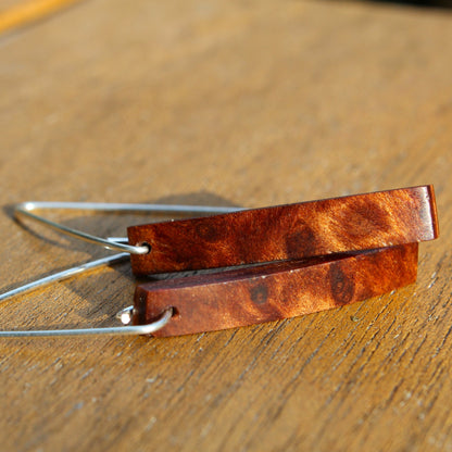 redwood earrings