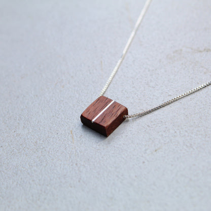 Square Inlaid Pendant